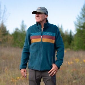 Cotopaxi Teca Fleece Full-Zip Jacket - Men's Size XL - Green Turquoise